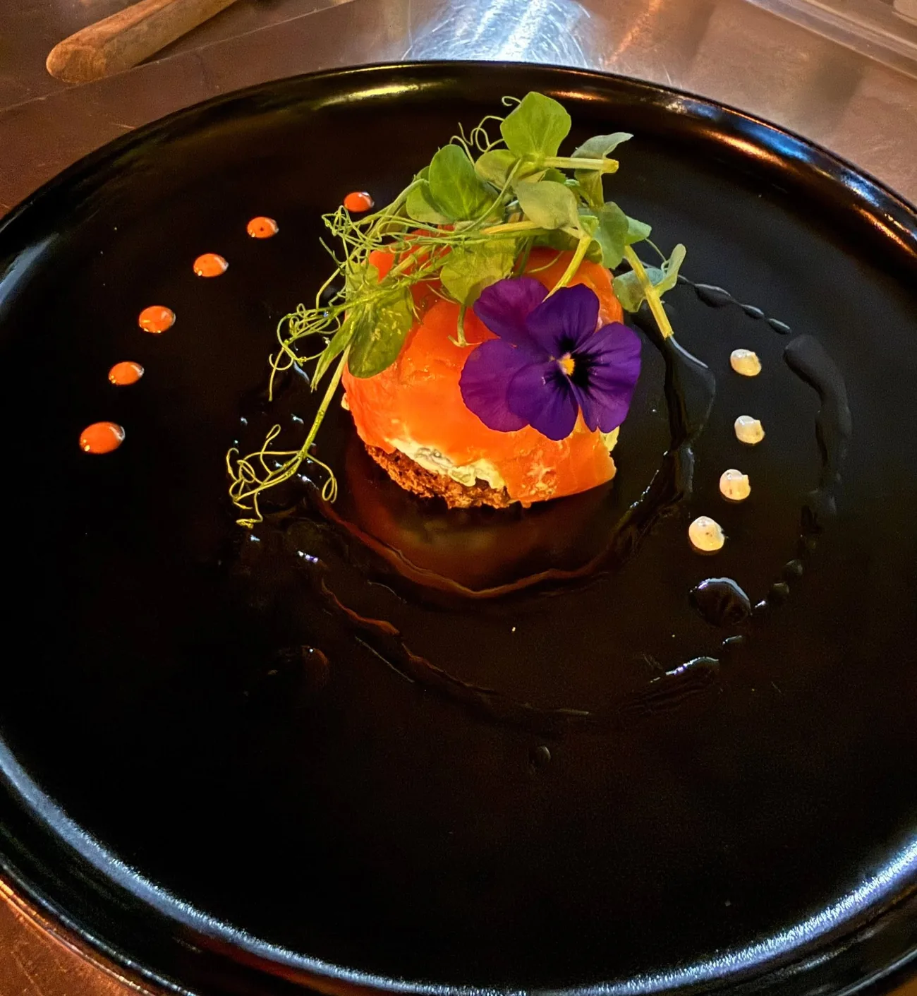 A dessert at Brasserie Atelier